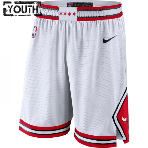 Chicago Bulls NBA Shorts Nike 2022-23 Association Edition Swingman - Kinder